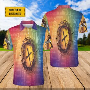 Jesus Lovers Gift: Crown of Thorns Unisex Polo & Hawaiian Shirts - Vacation & Summer Essentials