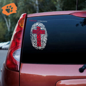 Jesus DNA 3D Vinyl Car Decal Sticker - Car Decor Gift