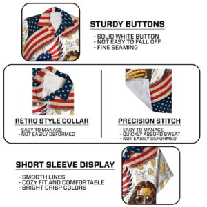 Jesus Eagle Beer American Flag Hawaii Shirt - Cool Men s Aloha Set for Summer Beach Independence Day Gifts 1