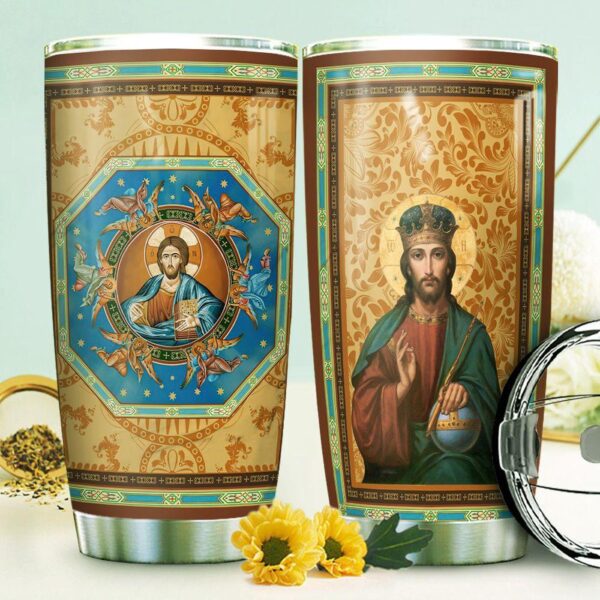 Jesus Eastern Orthodox Stainless Steel Tumbler – Jesus Lover Men Women