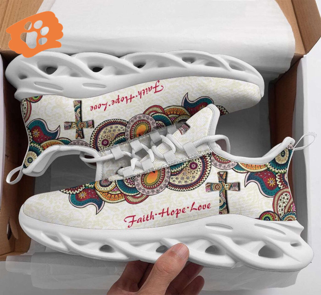 Jesus Faith Hope Love Yezy Running Sneakers Gift for Men Women Jesus Faith Hope Love Yezy Running Sneakers Gift for Men Women
