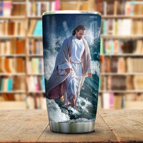 Jesus Faith I Will Be With You Personalized Stainless Steel Tumbler – Jesus Lover Men Women
