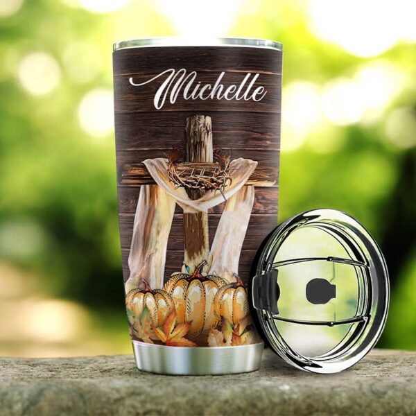 Jesus Fall Personalized Stainless Steel Tumbler – Jesus Lover Men Women