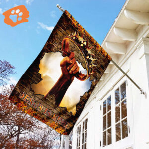2025 Jesus Is King Crown House Flag - Christian Flags for Sale