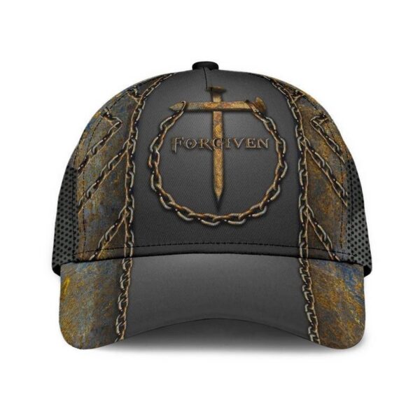 Jesus Forgiven Classic Cap 3D, Unisex Hat, Classical Cap, Women And Men Cap
