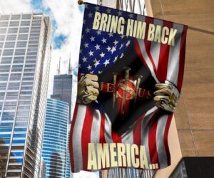 Jesus Three Nail House Flag Bring Him Back America Christian Garden Flags 3