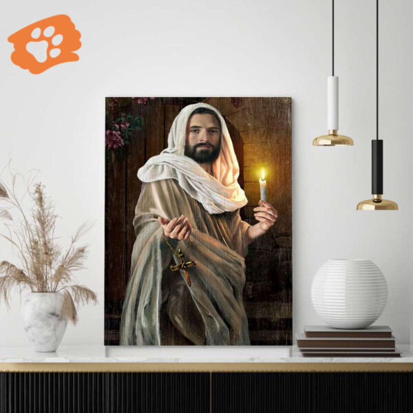 Jesus Give Me His Hand Poster for Home Decor Gift