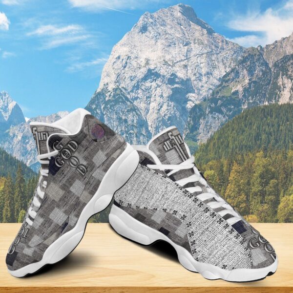 Jesus God Is Good Basketball Shoes, Christian Cross Running Shoes, Unisex Footwear Sneaker, Faith Religious Gift