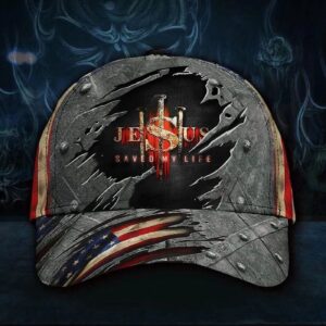 Jesus Hat 3D Save My Life Vintage USA Flag Classic Cap Patriotic Christian Hat Unique Gift