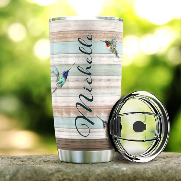 Jesus Hummingbird Personalized Stainless Steel Tumbler – Jesus Lover Men Women