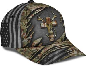 Jesus Hunting Fishing Camo Baseball Cap Hat Trucker Classic Hats Gift 3