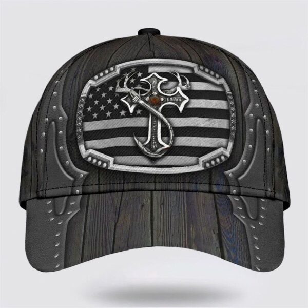 Jesus Hunting Fishing Cross Baseball Cap Hat  Trucker Classic Hats Gift