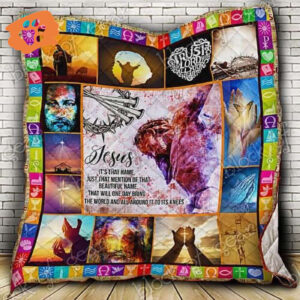 Jesus In My Heart Forever Quilt NP279 - Faith-inspired Bedding for Christian Homes