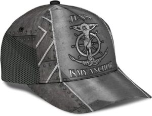 Jesus Is My Anchor Baseball Cap Hat Trucker Classic Hats Gift 1