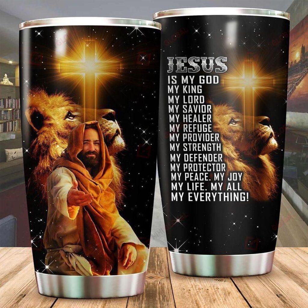 Jesus Is My Everything Stainless Steel Tumbler 20 Oz TA040213 – Jesus Lover Men Women Jesus Is My Everything Stainless Steel Tumbler 20 Oz TA040213 – Jesus Lover Men Women