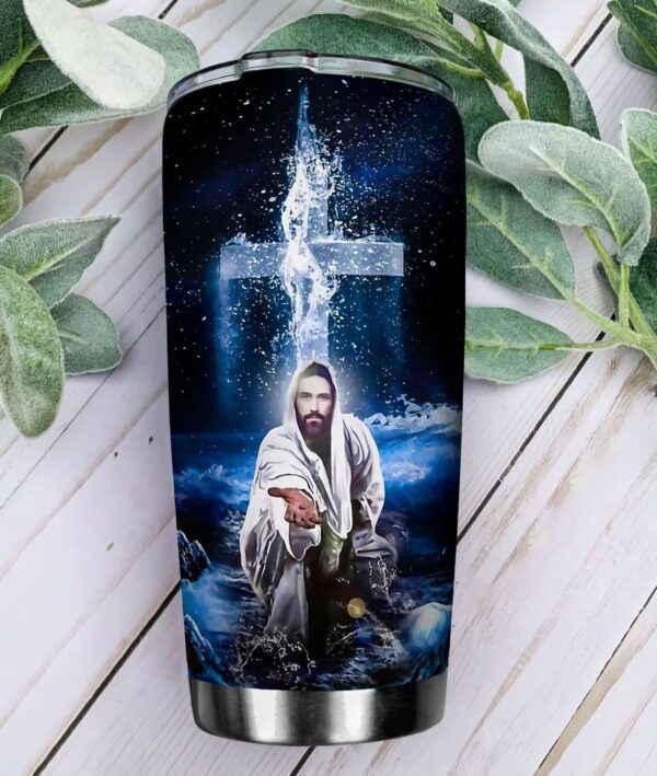 Jesus Is My Everythings Lion Stainless Steel Tumbler – Jesus Lover Men Women