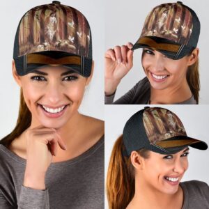 Jesus Is My King Faith American Flag Classic Cap All Over Print 3