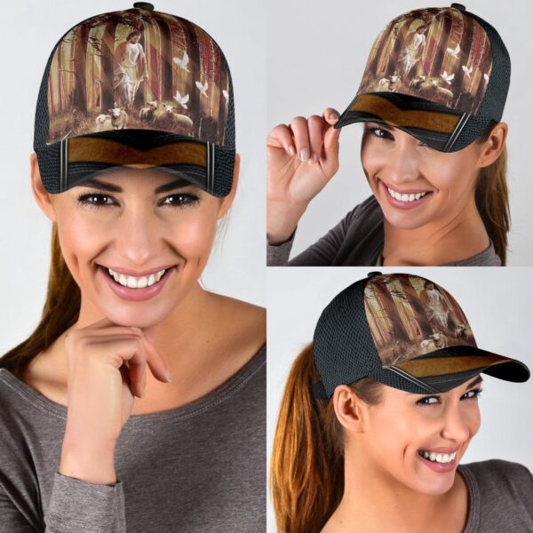 Jesus Is My King Faith American Flag Classic Cap All Over Print