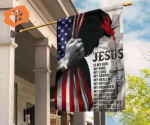 Jesus Is My King My God My Lord My Savior My Everything Flag Christian Flag For Sale Garden Decor