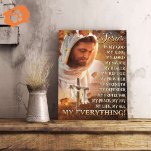 Jesus is My Life My All Poster for Home Decor Gift