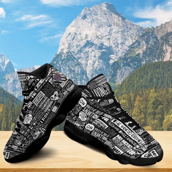 Jesus Is My Lord Basketball Shoes, Living God Christian Cross Running Shoes, Jesus Salvation Faith Footwear Shoes Unisex