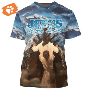 Jesus Is My Savior 3D All Over Print T-Shirt - Men & Women Christian Faith Tee