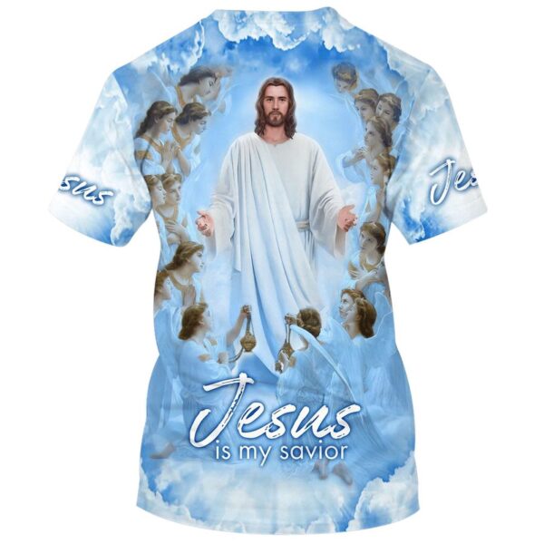 Jesus Is My Savior 3D All Over Print T-Shirt for Men and Women – Christian Faith Shirt