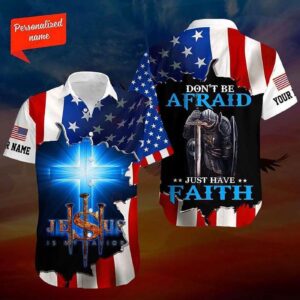 Jesus Is My Savior Hawaiian Aloha Shirt - Fear Not! #H