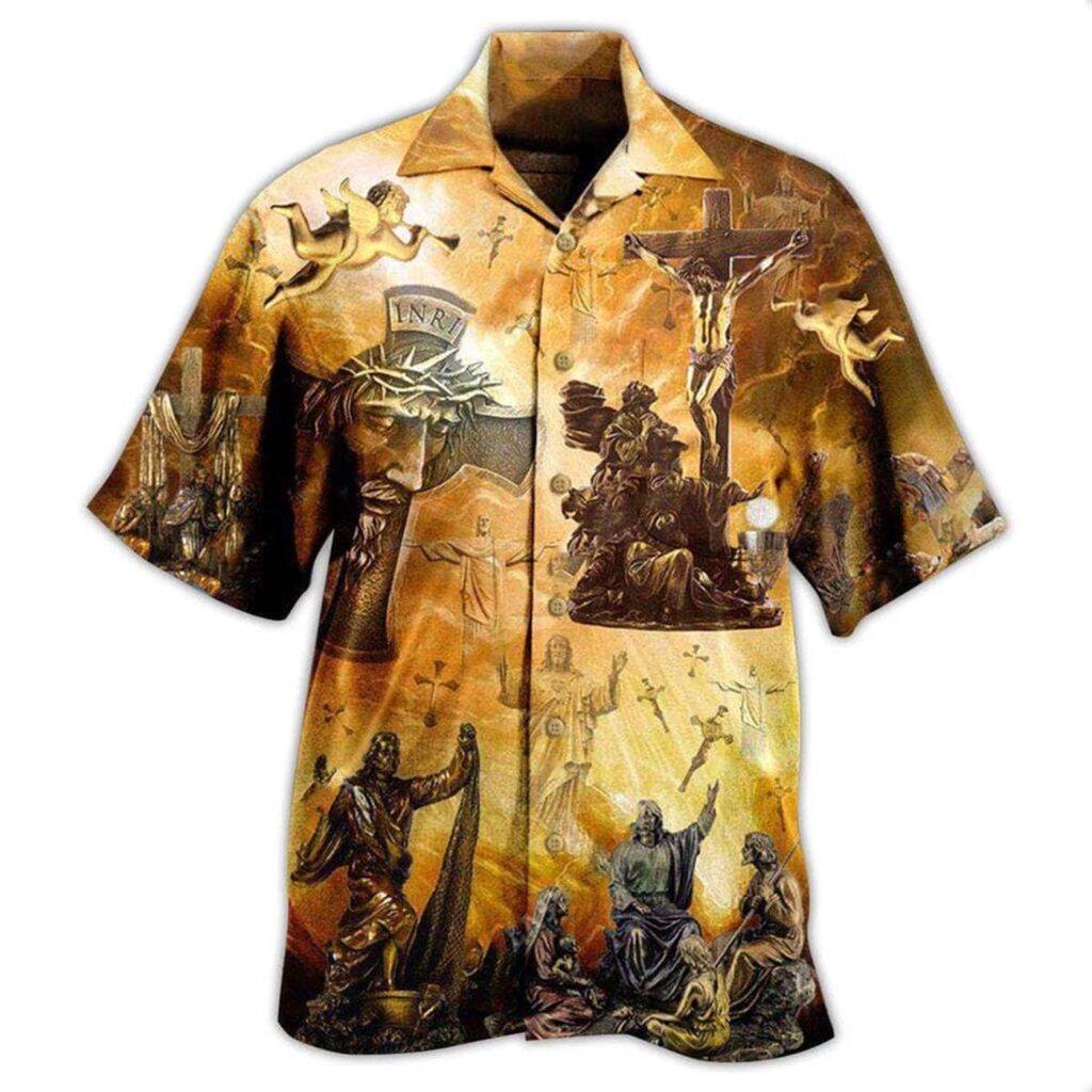 Jesus Is My Savior Christian Hawaiian Shirt for Men – Unique Gift for Christian Friend Jesus Is My Savior Christian Hawaiian Shirt for Men – Unique Gift for Christian Friend