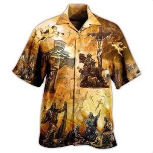 Jesus Is My Savior Christian Hawaiian Shirt for Men - Unique Gift for Christian Friend