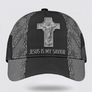 Jesus Is My Savior Cross Baseball Cap Hats Trucker Classic Hats Gift 1