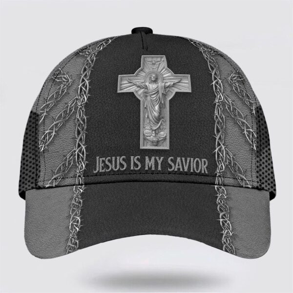 Jesus Is My Savior Cross Baseball Cap Hats  Trucker Classic Hats Gift
