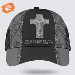 Jesus Is My Savior Cross Baseball Cap Hats  Trucker Classic Hats Gift