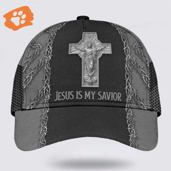 Jesus Is My Savior Cross Baseball Cap Hats  Trucker Classic Hats Gift