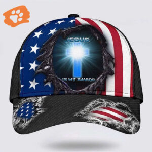 Jesus Is My Savior Cross Light Baseball Cap Hat  Trucker Classic Hats Gift