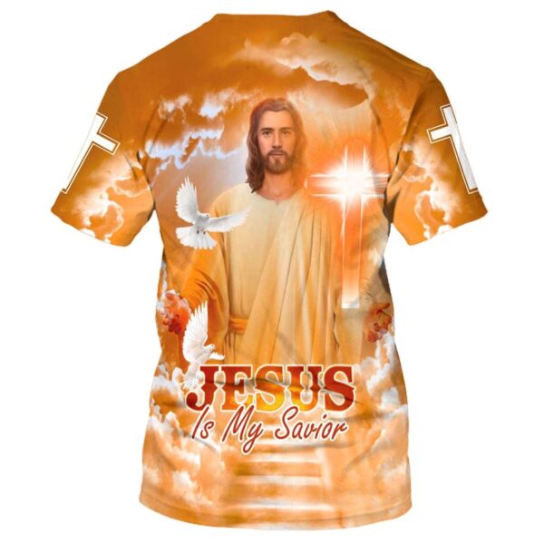 Jesus Is My Savior Dove 3D T Shirt – Christian Faith Tee for Men and Women