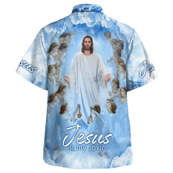 Christian Men s Jesus Is My Savior Hawaiian Shirt Gift for Christians