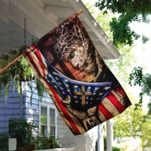 Jesus Is My Savior House Flag - Christian Scripture Garden Banner 3