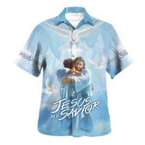Jesus Savior Hawaiian Shirt for Men - Christian Gift
