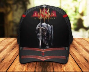 Jesus is my Savior Knight Christian Christ God  Classic 3d Cap ALL OVER PRINTED
