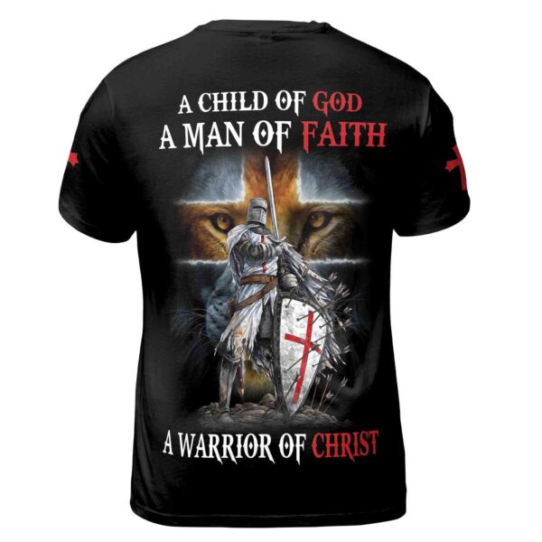Jesus Is My Savior Knight Of Christ Grunge Men’s T-Shirt S-5XL