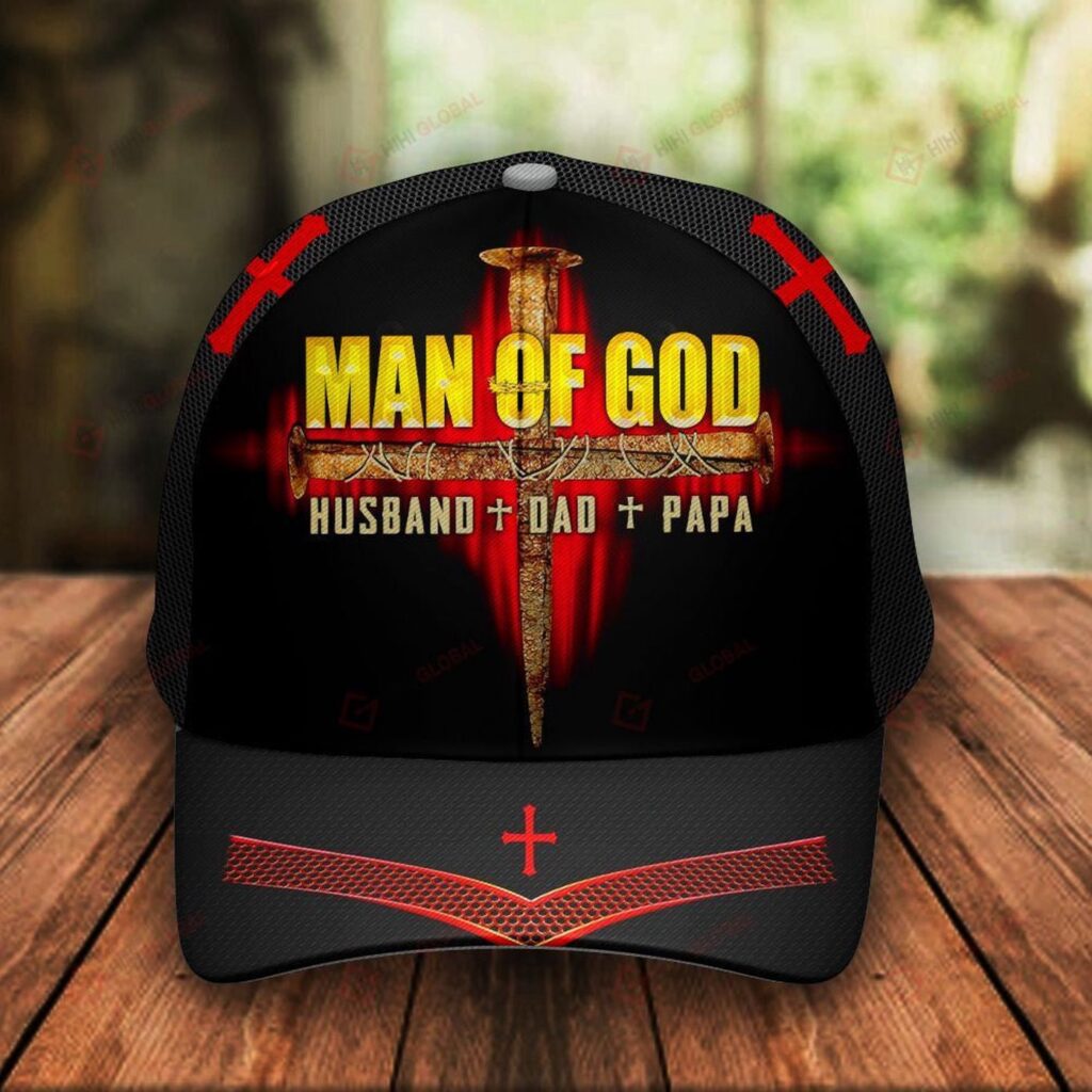 Jesus is my Savior Man of God Dad Husband Papa 3d Cap ALL OVER PRINTED Jesus is my Savior Man of God Dad Husband Papa 3d Cap ALL OVER PRINTED