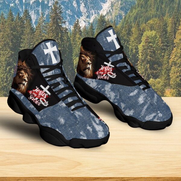 Jesus Is My Savior Running Shoes, Lion Of The Judah Christian Cross Basketball Shoes, Unisex Footwear Shoes