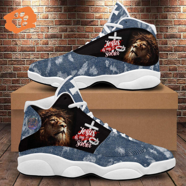 Jesus Is My Savior Running Shoes, Lion Of The Judah Christian Cross Basketball Shoes, Unisex Footwear Shoes
