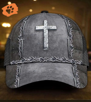 Jesus Is My Savior Silver Metal Classic Cap - Gift 2025 for Men Women