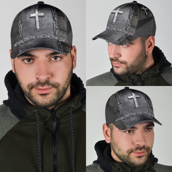 Jesus Is My Savior Silver Metal Classic Cap – Gift 2025 for Men Women