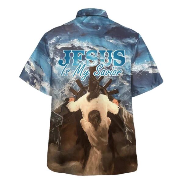 Unique Jesus Is My Savior Christian Hawaiian Shirt for Men – Perfect Gift for Christian Friends