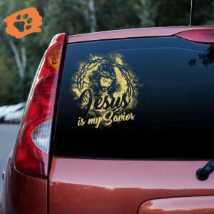 Jesus Is My Savior Vinyl Car Decal Sticker - Car Decor Gift