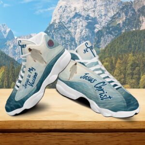 Jesus Is My Vaccine Basketball Shoes, Christian Shoes Unisex Footwear, Jesus Lovers Gift 1