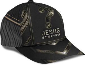 Jesus Is The Answer Baseball Cap Hat Trucker Classic Hats Gift 1